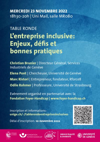 Table ronde L’entreprise inclusive: Enjeux, défis et bonnes pratiques